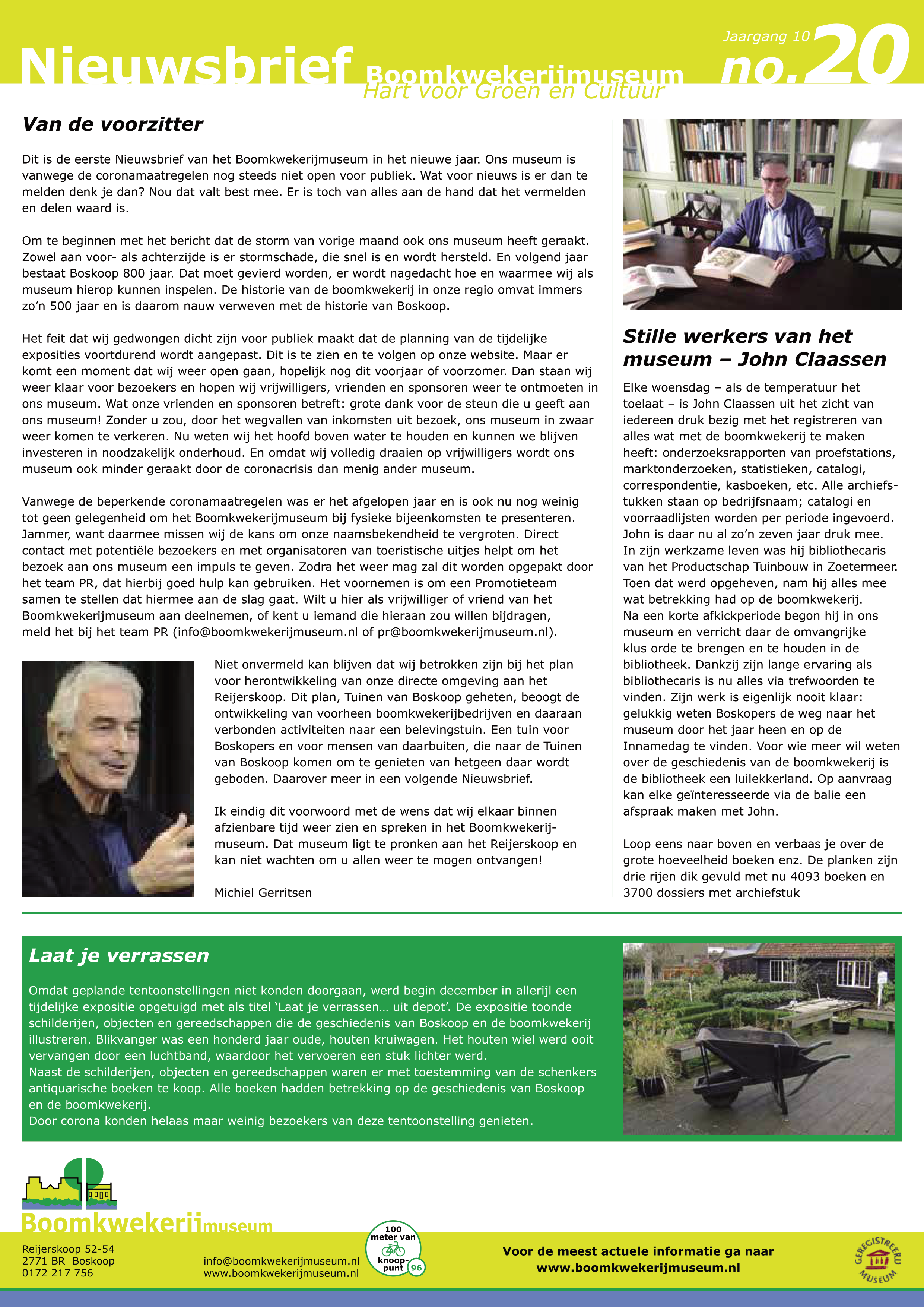 Nieuwsbrief 20