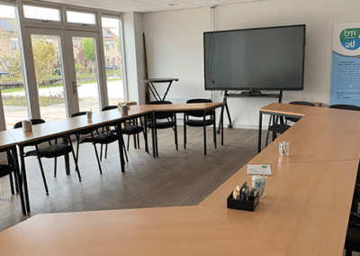 Binnen bij educatiecentrum